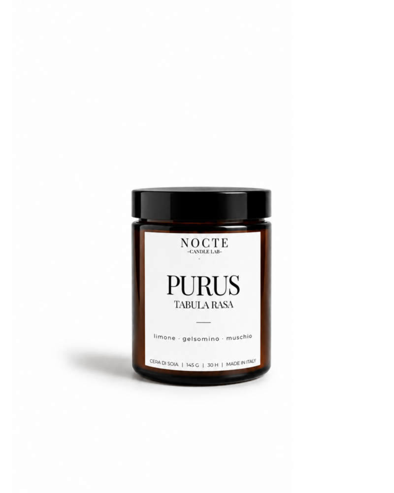Purus (Pulito) - Candela Profumata in Cera di Soia